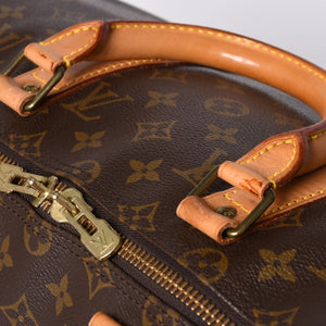 LOUIS VUITTON ルイヴィトン モノグラム キーポルバンドリエール50 ブラウン M41416 ボストンバッグ 美品 中古 4a000582