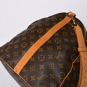 LOUIS VUITTON Keepall Bandouliere 60 Boston Bag M41412 Monogram PVC Tanned Leather Brown Good Condition Used 4a000579