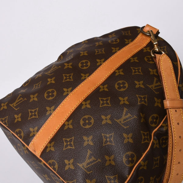 LOUIS VUITTON Keepall Bandouliere 60 Boston Bag M41412 Monogram PVC Tanned Leather Brown Good Condition Used 4a000579