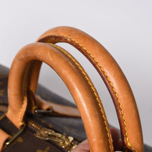 LOUIS VUITTON Keepall Bandouliere 60 Boston Bag M41412 Monogram PVC Tanned Leather Brown Good Condition Used 4a000579