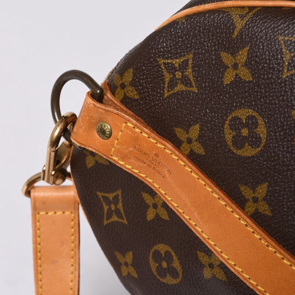 LOUIS VUITTON Keepall Bandouliere 60 Boston Bag M41412 Monogram PVC Tanned Leather Brown Good Condition Used 4a000579