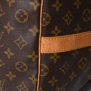 LOUIS VUITTON Keepall Bandouliere 60 Boston Bag M41412 Monogram PVC Tanned Leather Brown Good Condition Used 4a000579