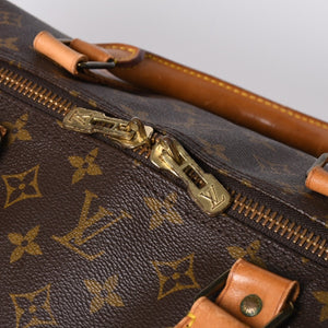 LOUIS VUITTON Keepall Bandouliere 60 Boston Bag M41412 Monogram PVC Tanned Leather Brown Good Condition Used 4a000579