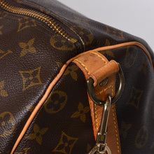 画像をギャラリービューアに読み込む, LOUIS VUITTON ルイヴィトン モノグラム キーポルバンドリエール50 ブラウン M41416 ボストンバッグ 美品 中古 4a000582