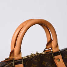 画像をギャラリービューアに読み込む, LOUIS VUITTON ルイヴィトン モノグラム キーポルバンドリエール50 ブラウン M41416 ボストンバッグ 美品 中古 4a000582