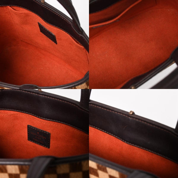 極美品 LOUIS VUITTON ルイヴィトン インパラ ハンドバッグ ハラコ ダミエソバージュ ブラウン ベージュ M92133 中古 4a005815