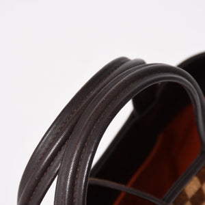 極美品 LOUIS VUITTON ルイヴィトン インパラ ハンドバッグ ハラコ ダミエソバージュ ブラウン ベージュ M92133 中古 4a005815