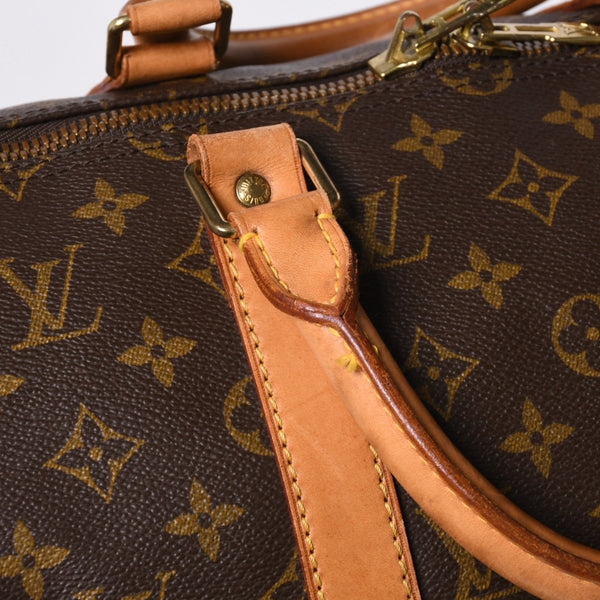LOUIS VUITTON Monogram Keepall Bandouliere 50 Brown M41416 Boston Bag Good Condition Used 4a000582