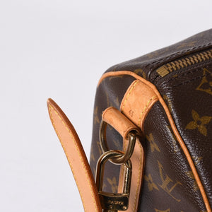 LOUIS VUITTON Keepall Bandouliere 45 Boston Bag M41418 Monogram Brown Gold Hardware Good Condition Used 4a000580