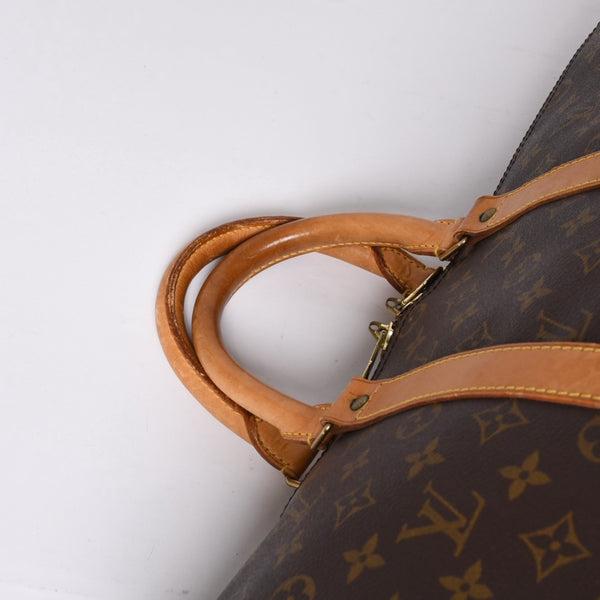LOUIS VUITTON Keepall Bandouliere 45 Boston Bag M41418 Monogram Brown Gold Hardware Good Condition Used 4a000580