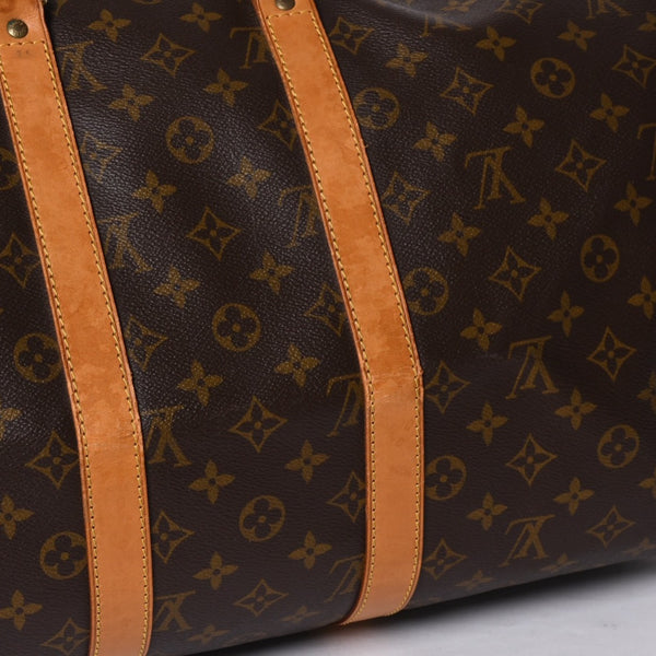 LOUIS VUITTON Keepall Bandouliere 45 Boston Bag M41418 Monogram Brown Gold Hardware Good Condition Used 4a000580
