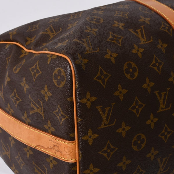 LOUIS VUITTON Keepall Bandouliere 45 Boston Bag M41418 Monogram Brown Gold Hardware Good Condition Used 4a000580