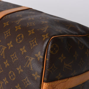 LOUIS VUITTON Keepall Bandouliere 45 Boston Bag M41418 Monogram Brown Gold Hardware Good Condition Used 4a000580