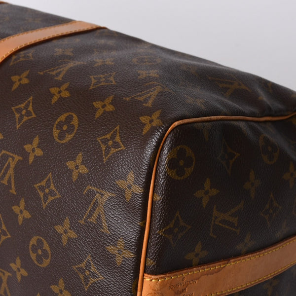 LOUIS VUITTON Keepall Bandouliere 45 Boston Bag M41418 Monogram Brown Gold Hardware Good Condition Used 4a000580