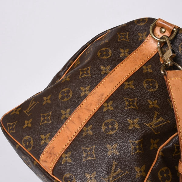 LOUIS VUITTON Monogram Keepall Bandouliere 50 Brown M41416 Boston Bag Good Condition Used 4a000582