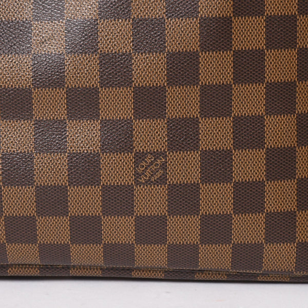 LOUIS VUITTON ルイヴィトン ネヴァーフルGM トートバッグ N51106 ダミエ エベヌ ブラウン 旧型 ゴールド金具 美品 中古 4a003137
