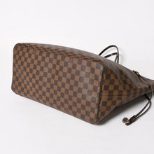 画像をギャラリービューアに読み込む, LOUIS VUITTON ルイヴィトン ネヴァーフルGM トートバッグ N51106 ダミエ エベヌ ブラウン 旧型 ゴールド金具 美品 中古 4a003137