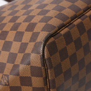 LOUIS VUITTON ルイヴィトン ネヴァーフルGM トートバッグ N51106 ダミエ エベヌ ブラウン 旧型 ゴールド金具 美品 中古 4a003137