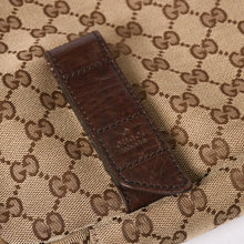 画像をギャラリービューアに読み込む, GUCCI グッチ メッセンジャー ショルダーバッグ 145859 GGキャンバス ブラウン シルバー金具 美品 中古 4a005890