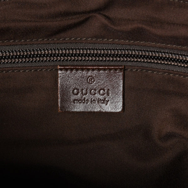GUCCI グッチ メッセンジャー ショルダーバッグ 145859 GGキャンバス ブラウン シルバー金具 美品 中古 4a005890