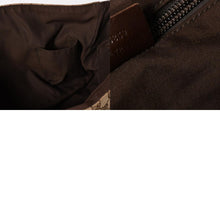 画像をギャラリービューアに読み込む, GUCCI グッチ メッセンジャー ショルダーバッグ 145859 GGキャンバス ブラウン シルバー金具 美品 中古 4a005890
