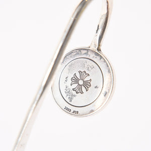 極美品 CHROME HEARTS クロムハーツ BOOK MARKER ANGEL MEDAL ブックマーク エンジェルメダル しおり 重量約16.6g シルバー925 中古 4a005939