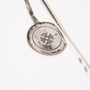 極美品 CHROME HEARTS クロムハーツ BOOK MARKER ANGEL MEDAL ブックマーク エンジェルメダル しおり 重量約16.6g シルバー925 中古 4a005939