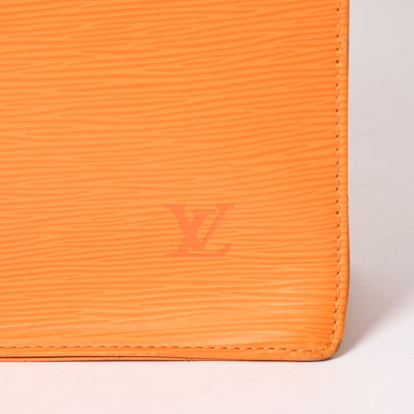 LOUIS VUITTON ルイヴィトン サックプラGM トートバッグ ビジネスバッグ スクエア型 エピ エピレザー オレンジ ゴールド金具 M5908H 美品 中古 4a005832