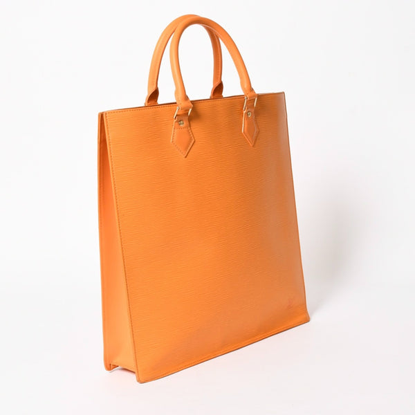 LOUIS VUITTON ルイヴィトン サックプラGM トートバッグ ビジネスバッグ スクエア型 エピ エピレザー オレンジ ゴールド金具 M5908H 美品 中古 4a005832