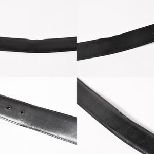 CHROME HEARTS クロムハーツ クロウ タロン ベルト レザーベルト 希少 シルバー925 ブラック シルバー金具 サイズ30 美品 中古 4a005986
