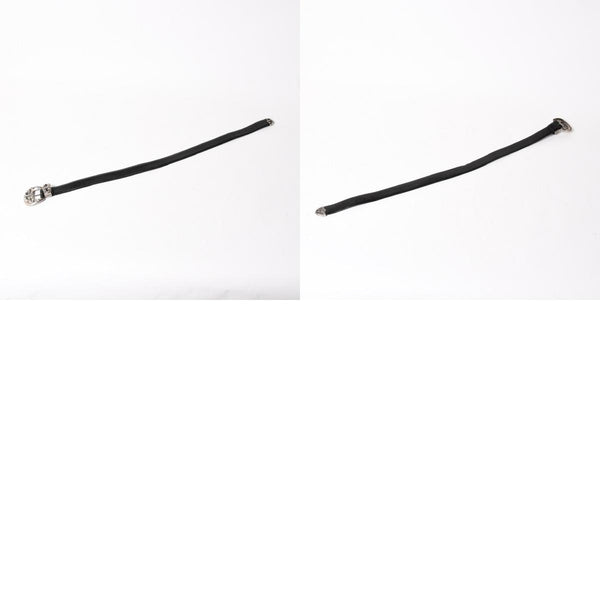 CHROME HEARTS クロムハーツ クロウ タロン ベルト レザーベルト 希少 シルバー925 ブラック シルバー金具 サイズ30 美品 中古 4a005986