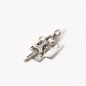CHROME HEARTS クロムハーツ 3 TRINKETS 3トリンケッツ チャーム ペンダントトップ 重量約20.42g スターリングシルバー 美品 中古 4a005921