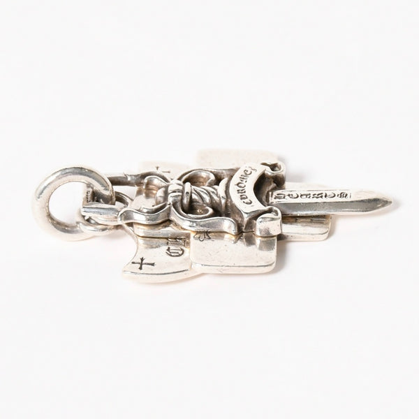 CHROME HEARTS クロムハーツ 3 TRINKETS 3トリンケッツ チャーム ペンダントトップ 重量約20.42g スターリングシルバー 美品 中古 4a005921