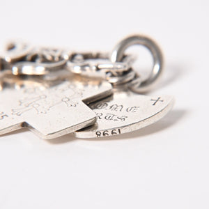 CHROME HEARTS クロムハーツ 3 TRINKETS 3トリンケッツ チャーム ペンダントトップ 重量約20.42g スターリングシルバー 美品 中古 4a005921