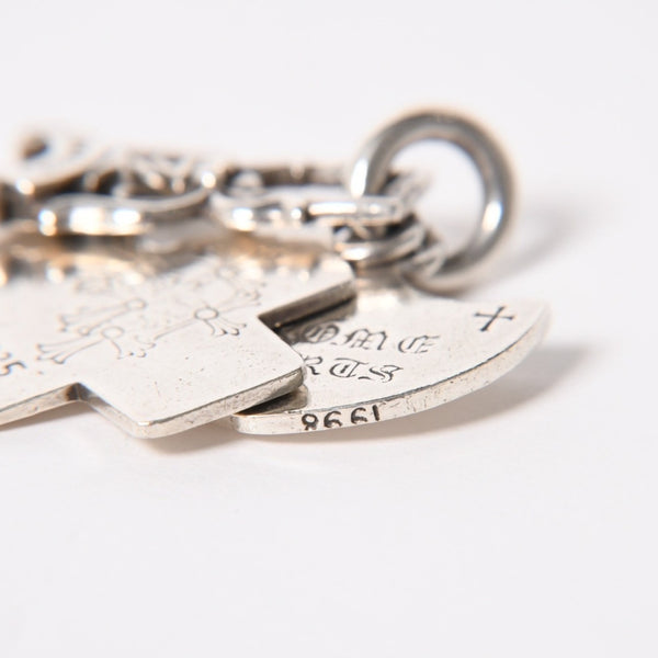 CHROME HEARTS クロムハーツ 3 TRINKETS 3トリンケッツ チャーム ペンダントトップ 重量約20.42g スターリングシルバー 美品 中古 4a005921