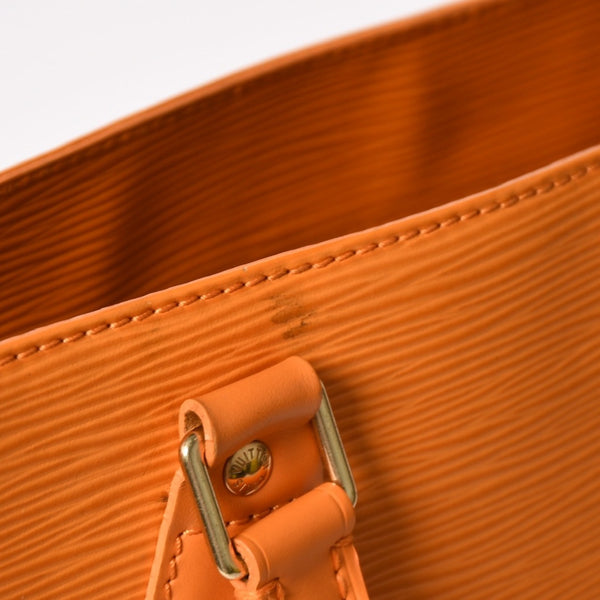 LOUIS VUITTON ルイヴィトン サックプラGM トートバッグ ビジネスバッグ スクエア型 エピ エピレザー オレンジ ゴールド金具 M5908H 美品 中古 4a005832
