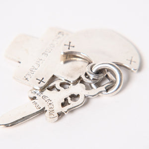 CHROME HEARTS クロムハーツ 3 TRINKETS 3トリンケッツ チャーム ペンダントトップ 重量約20.42g スターリングシルバー 美品 中古 4a005921