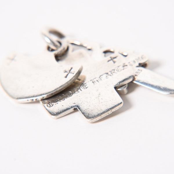CHROME HEARTS クロムハーツ 3 TRINKETS 3トリンケッツ チャーム ペンダントトップ 重量約20.42g スターリングシルバー 美品 中古 4a005921