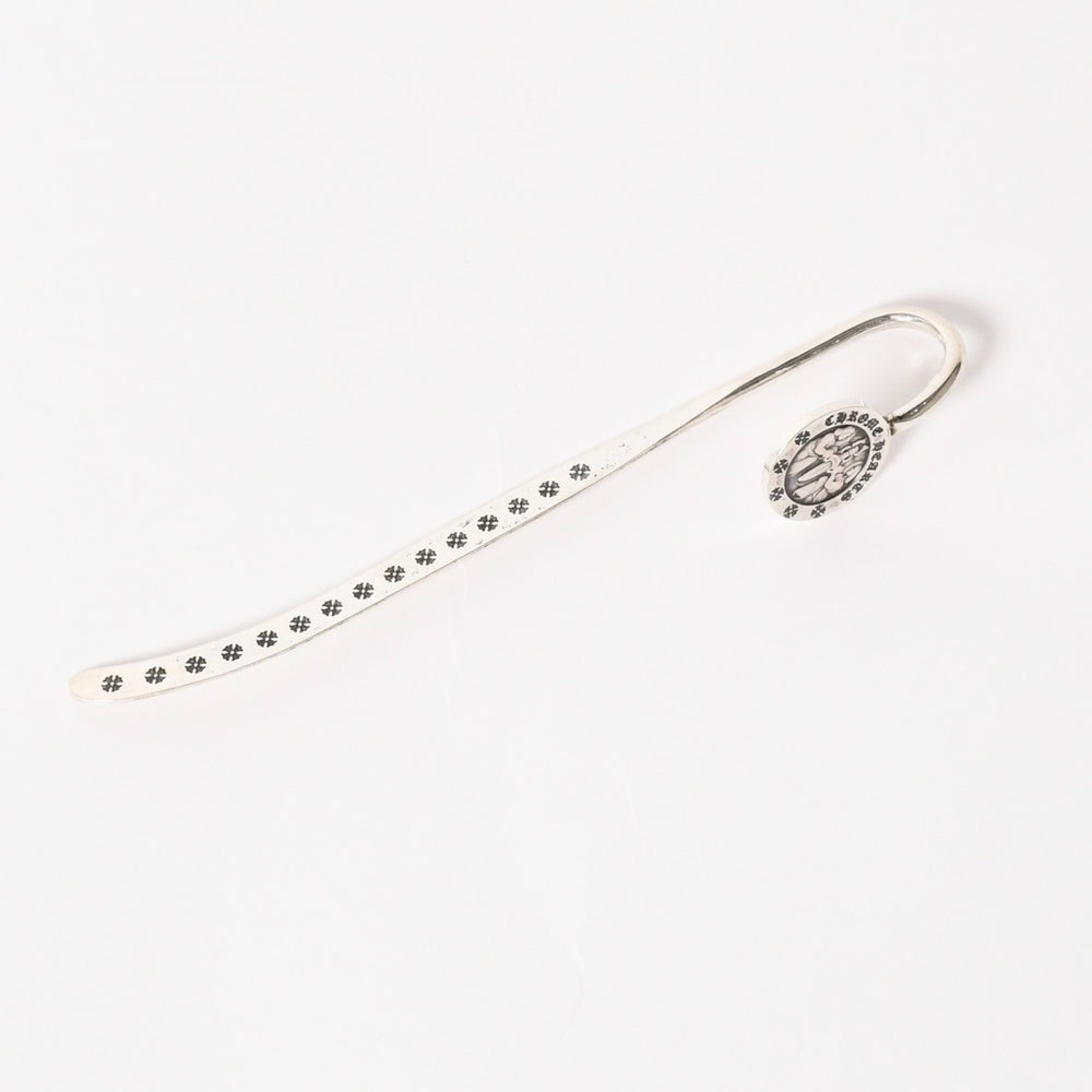 極美品 CHROME HEARTS クロムハーツ BOOK MARKER ANGEL MEDAL ブックマーク エンジェルメダル しおり 重量約16.6g シルバー925 中古 4a005939