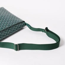 画像をギャラリービューアに読み込む, 新品同様 GOYARD ゴヤール カペシアン バッグMM ショルダーバッグ CAPETIMMLTY09CG09P グリーン シルバー金具 中古 4a005864