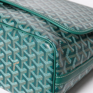 新品同様 GOYARD ゴヤール カペシアン バッグMM ショルダーバッグ CAPETIMMLTY09CG09P グリーン シルバー金具 中古 4a005864