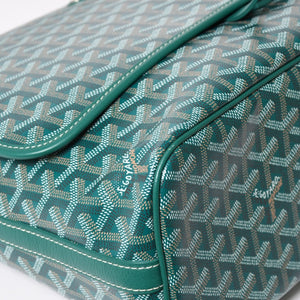新品同様 GOYARD ゴヤール カペシアン バッグMM ショルダーバッグ CAPETIMMLTY09CG09P グリーン シルバー金具 中古 4a005864