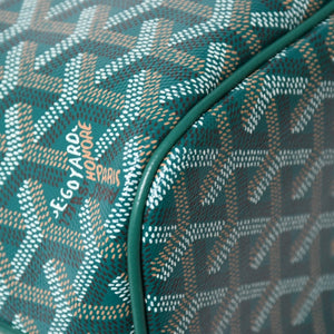 新品同様 GOYARD ゴヤール カペシアン バッグMM ショルダーバッグ CAPETIMMLTY09CG09P グリーン シルバー金具 中古 4a005864