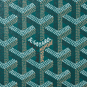 新品同様 GOYARD ゴヤール カペシアン バッグMM ショルダーバッグ CAPETIMMLTY09CG09P グリーン シルバー金具 中古 4a005864