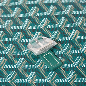 新品同様 GOYARD ゴヤール カペシアン バッグMM ショルダーバッグ CAPETIMMLTY09CG09P グリーン シルバー金具 中古 4a005864