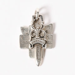 CHROME HEARTS クロムハーツ 3トリンケッツ ペンダント トップ 重量約22.33g .925 1989 1998刻印 ダガー クロス アンカー シルバー925 美品 中古 4a005922