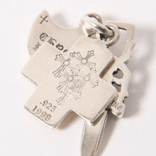 画像をギャラリービューアに読み込む, CHROME HEARTS クロムハーツ 3トリンケッツ ペンダント トップ 重量約22.33g .925 1989 1998刻印 ダガー クロス アンカー シルバー925 美品 中古 4a005922