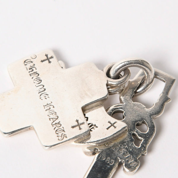 CHROME HEARTS クロムハーツ 3トリンケッツ ペンダント トップ 重量約22.33g .925 1989 1998刻印 ダガー クロス アンカー シルバー925 美品 中古 4a005922