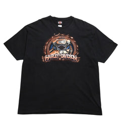 HARLEY DAVIDSON ハーレーダヴィッドソン 00's 半袖Tシャツ サイズ2XL ブラック サウスハンプトン マサチューセッツ 古着 美品 中古 4a005843