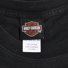 画像をギャラリービューアに読み込む, HARLEY DAVIDSON ハーレーダヴィッドソン 00's 半袖Tシャツ サイズ2XL ブラック サウスハンプトン マサチューセッツ 古着 美品 中古 4a005843